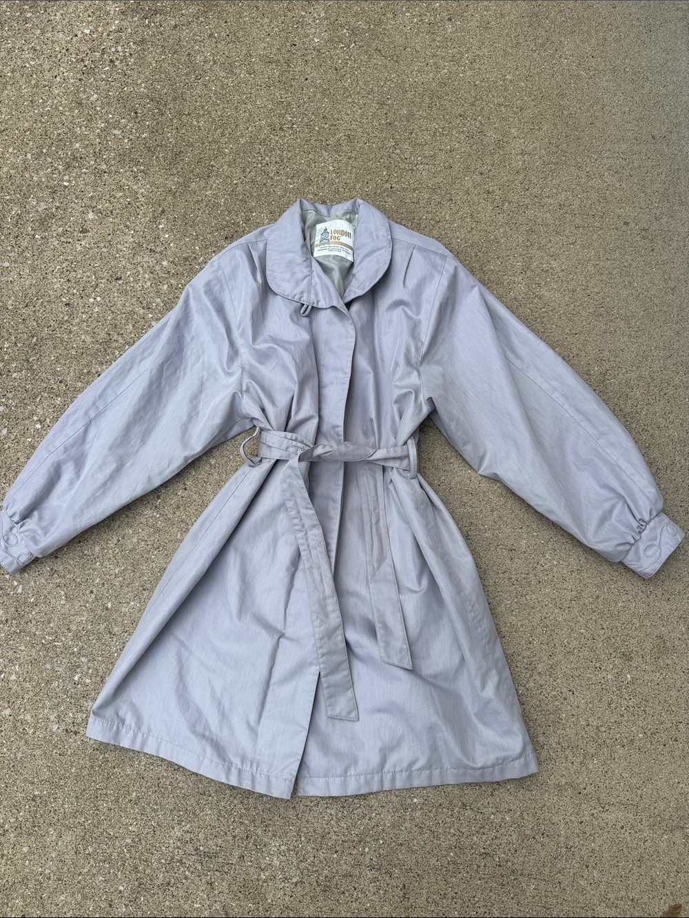 Vintage 70s/80s London Fog Trench Size 8 Reg